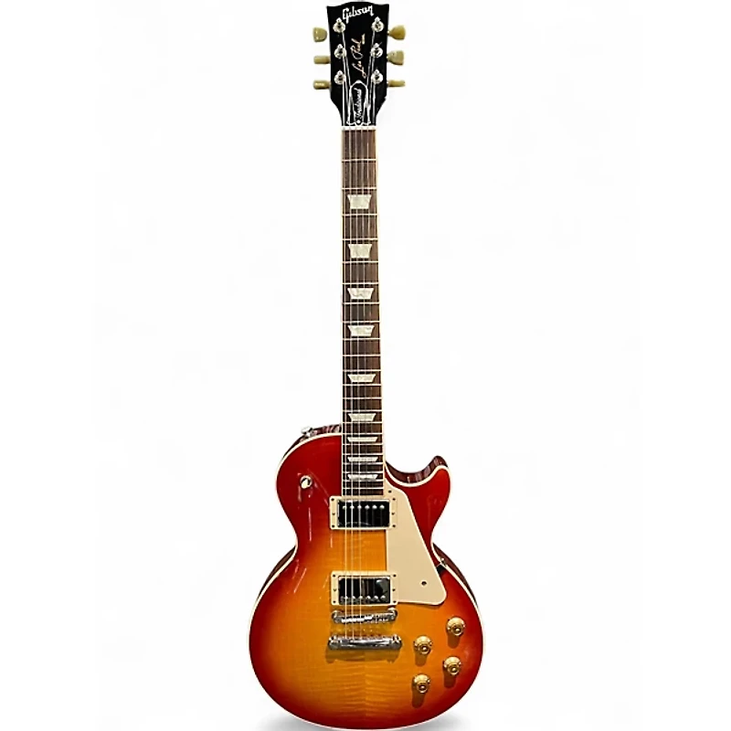 Used Gibson Les Paul Traditional Cherry Sunburst Solid Body Electric Guitar