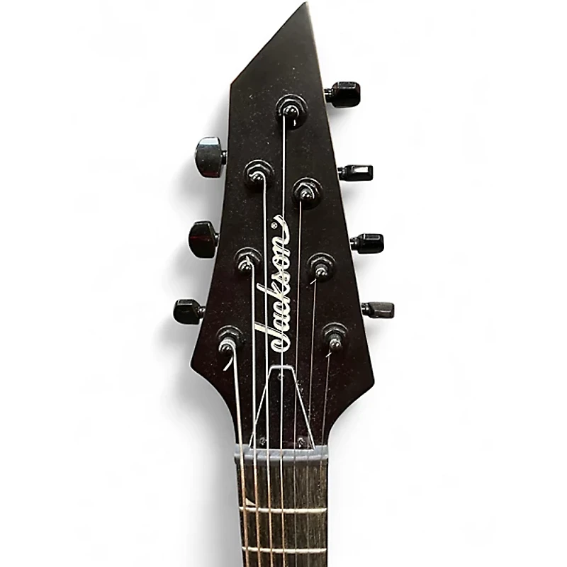 Used Jackson JS22 7 KV HT Black Solid Body Electric Guitar