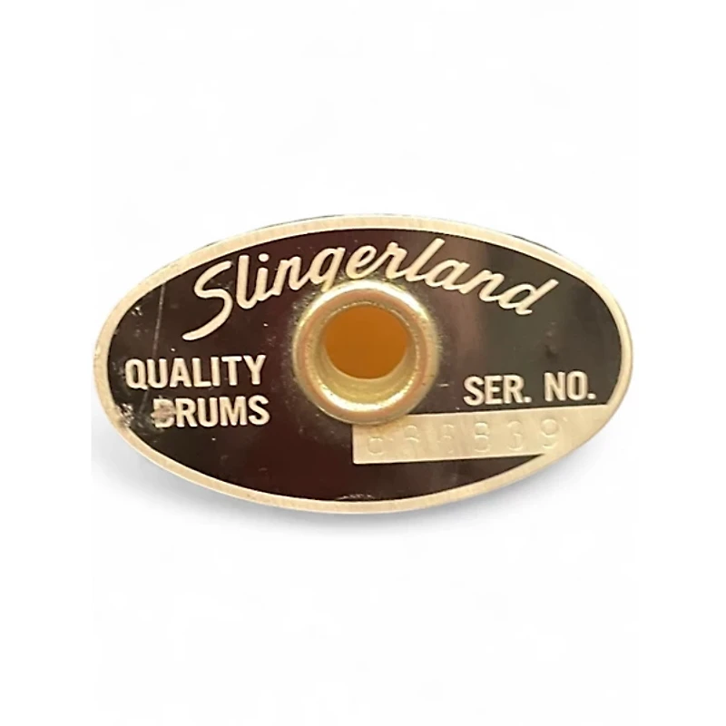 Used Slingerland 3 Piece Shell Pack Black Drum Kit
