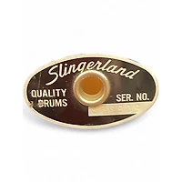Used Slingerland 3 Piece Shell Pack Black Drum Kit