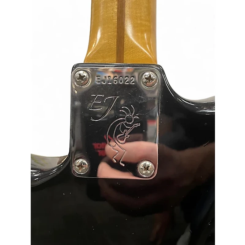 Used Fender Artist Series Eric Johnson Stratocaster Black Solid Body Electric Guitar