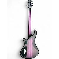 Used Schecter Guitar Research Stiletto Studio 5 String Trans Purple BURST Electric Bass Guitar