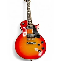 Used Epiphone Les Paul Custom Cherry Sunburst Solid Body Electric Guitar