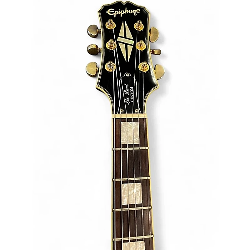 Used Epiphone Les Paul Custom Cherry Sunburst Solid Body Electric Guitar