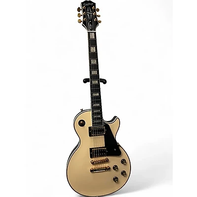 Used Epiphone Les Paul Custom Cream Solid Body Electric Guitar