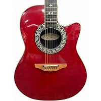 Used Ovation 1867 Legend Wine Red Acoustic Electric Guitar