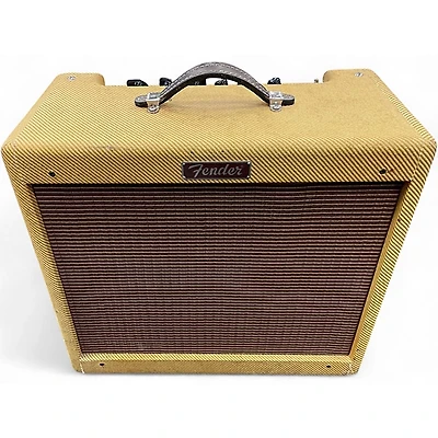 Used Fender Blues Junior Lacquered Tweed 15W Tube Guitar Combo Amp