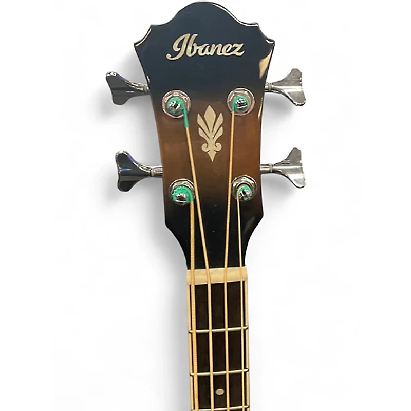Used Ibanez AEB10E DARK VIOLIN SUNBURST Acoustic Bass Guitar