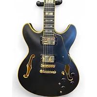 Used Ibanez JSM20 Black Hollow Body Electric Guitar