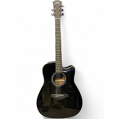 Used Yamaha A1M Black Acoustic Electric Guitar