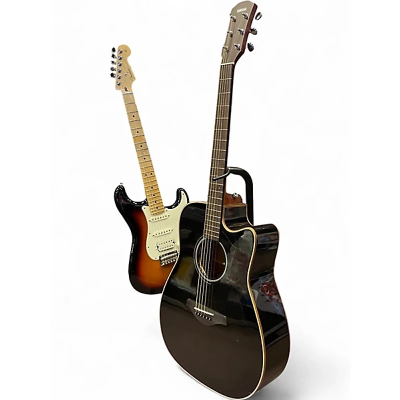 Used Yamaha A1M Black Acoustic Electric Guitar