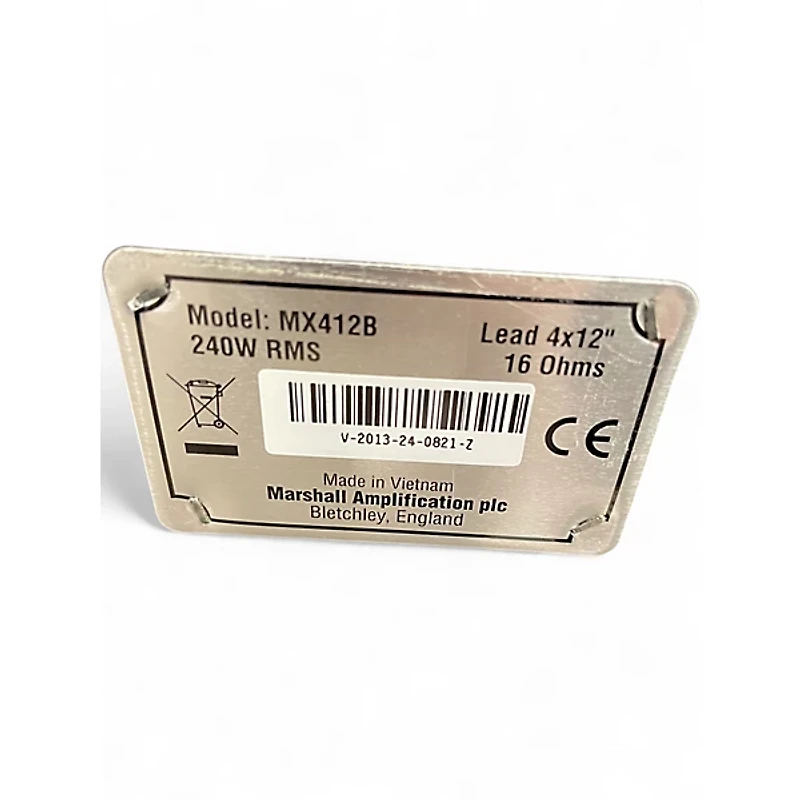 Used Marshall MX212 2x12 Guitar Cabinet