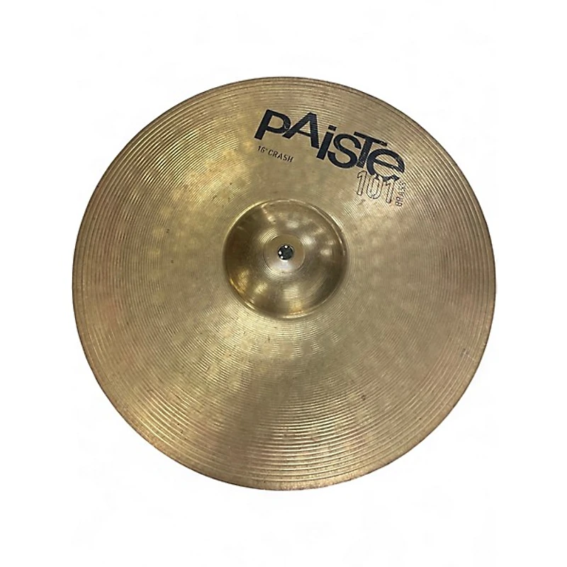 Used Paiste 16in 101 BRASS CRASH Cymbal