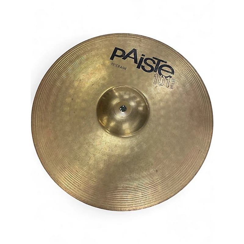 Used Paiste 16in 101 BRASS CRASH Cymbal