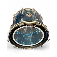 Used 1970s Ludwig 22x14 VISTALITE KICK Blue Drum