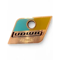 Used 1970s Ludwig 22x14 VISTALITE KICK Blue Drum