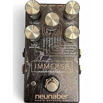 Used Neunaber Audio Immerse Reverberator Effect Pedal
