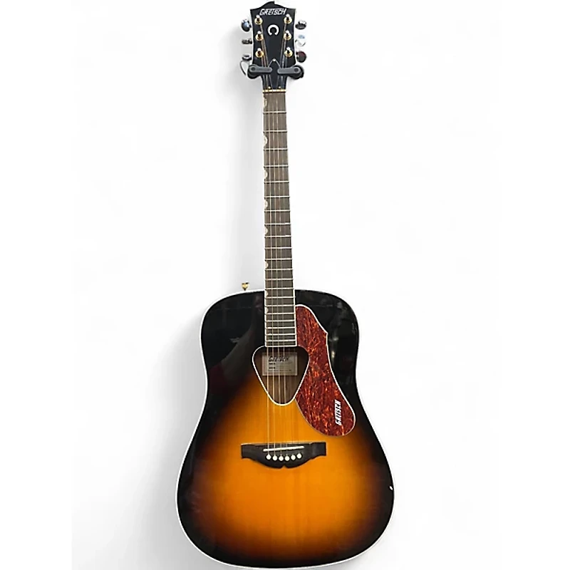 Used Gretsch Guitars G5024E Rancher Sunburst Acoustic Electric Guitar