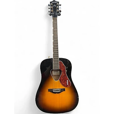 Used Gretsch Guitars G5024E Rancher Sunburst Acoustic Electric Guitar