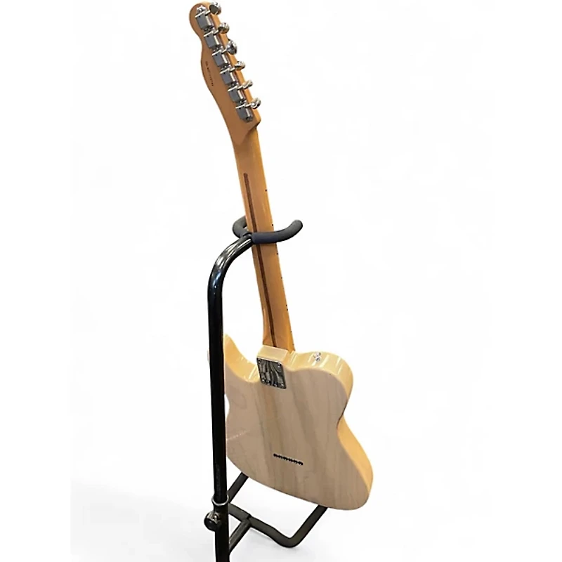 Used Fender delux nashville telecaster Ash White Solid Body Electric Guitar