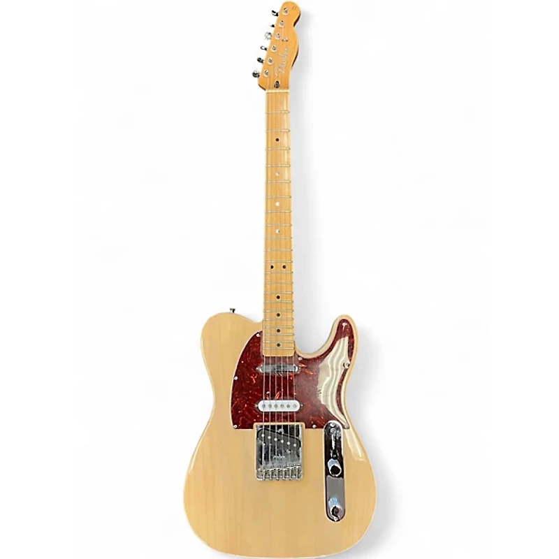 Used Fender delux nashville telecaster Ash White Solid Body Electric Guitar