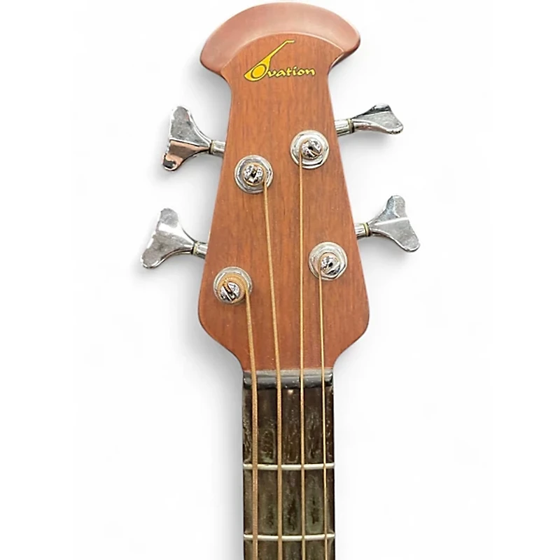 Used Ovation CC74 Natural Acoustic Bass Guitar
