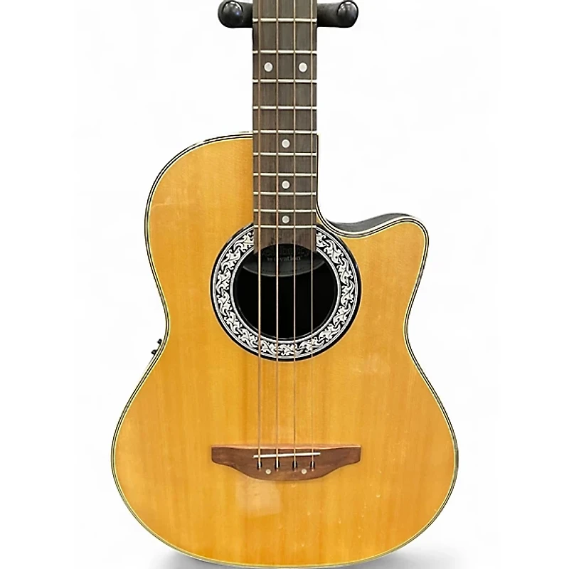 Used Ovation CC74 Natural Acoustic Bass Guitar