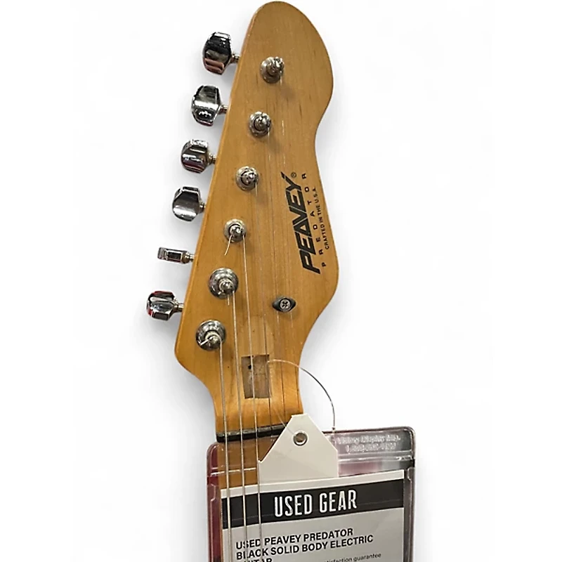 Used Peavey Predator Black Solid Body Electric Guitar