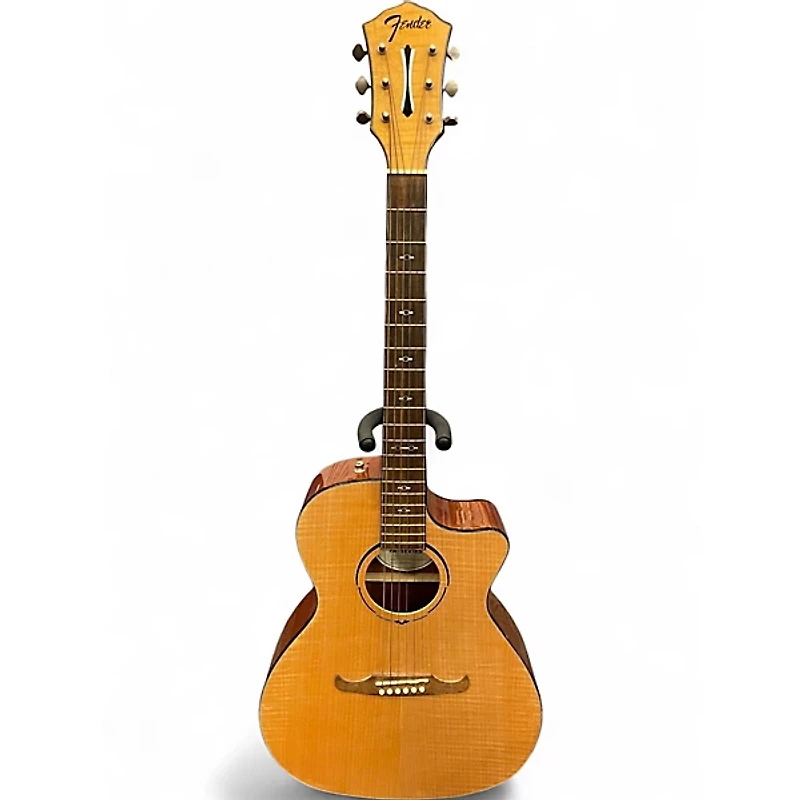 Used Fender FA-345CE AUDITORIUM Natural Acoustic Electric Guitar