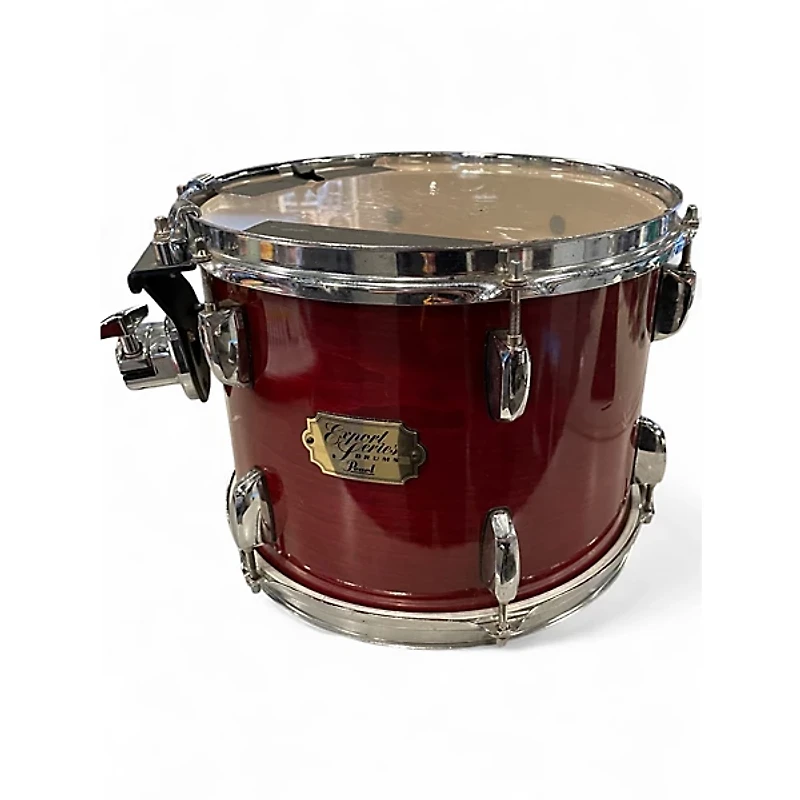 Used Pearl 5 Piece Export RED Drum Kit