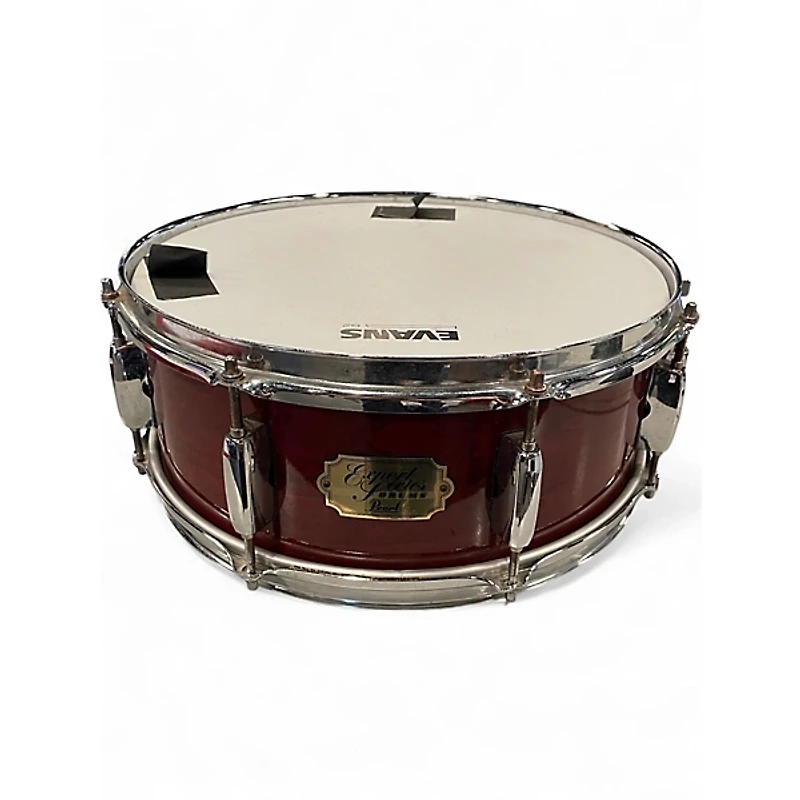 Used Pearl 5 Piece Export RED Drum Kit