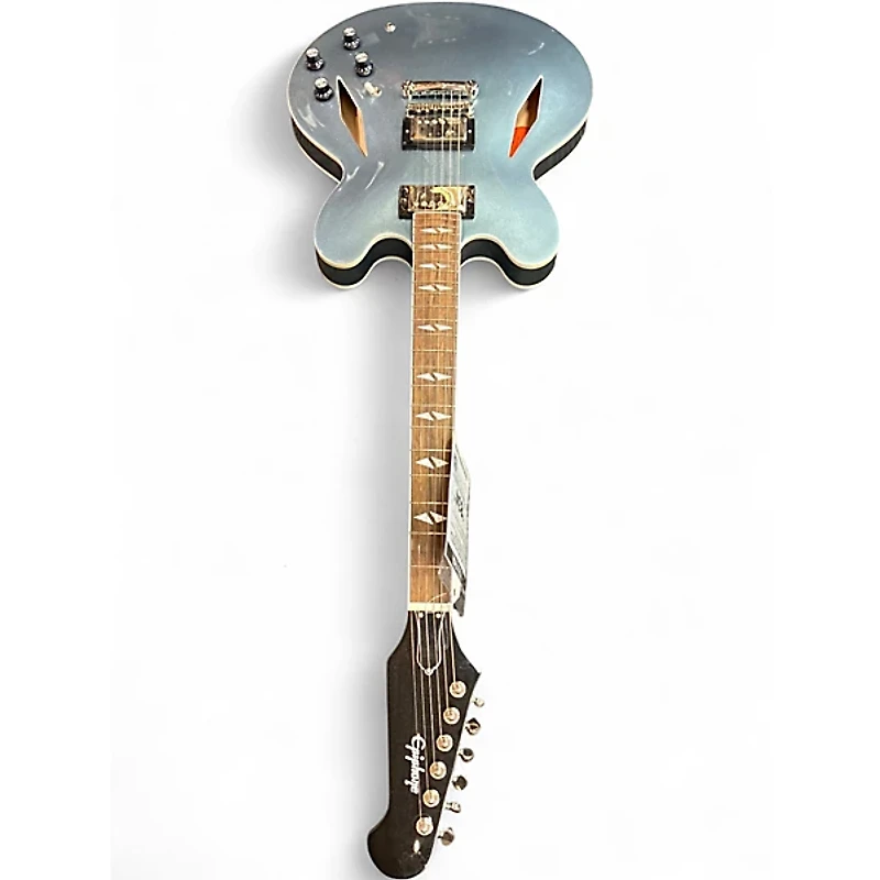 Used Epiphone Dave Grohl DG-335 Pelham Blue Hollow Body Electric Guitar