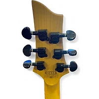 Used Schecter Guitar Research C-6 elite Green Solid Body Electric Guitar