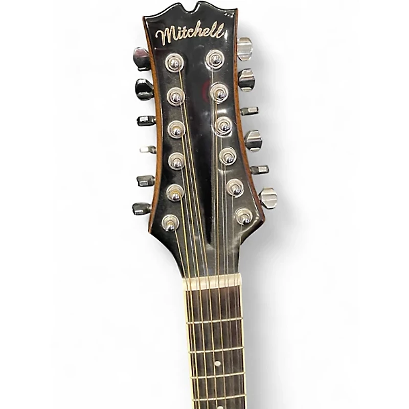 Used Mitchell d120s12e Natural 12 String Acoustic Guitar