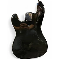 Used Silvertone SSLB-11 Black Electric Bass Guitar