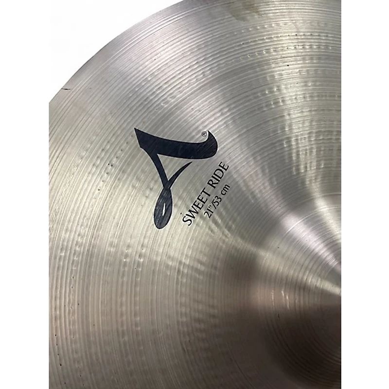 Used Zildjian 21in A Series Sweet Ride Cymbal