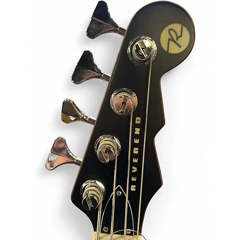 Used Reverend wattplower mark 1 Green Bronze Electric Bass Guitar