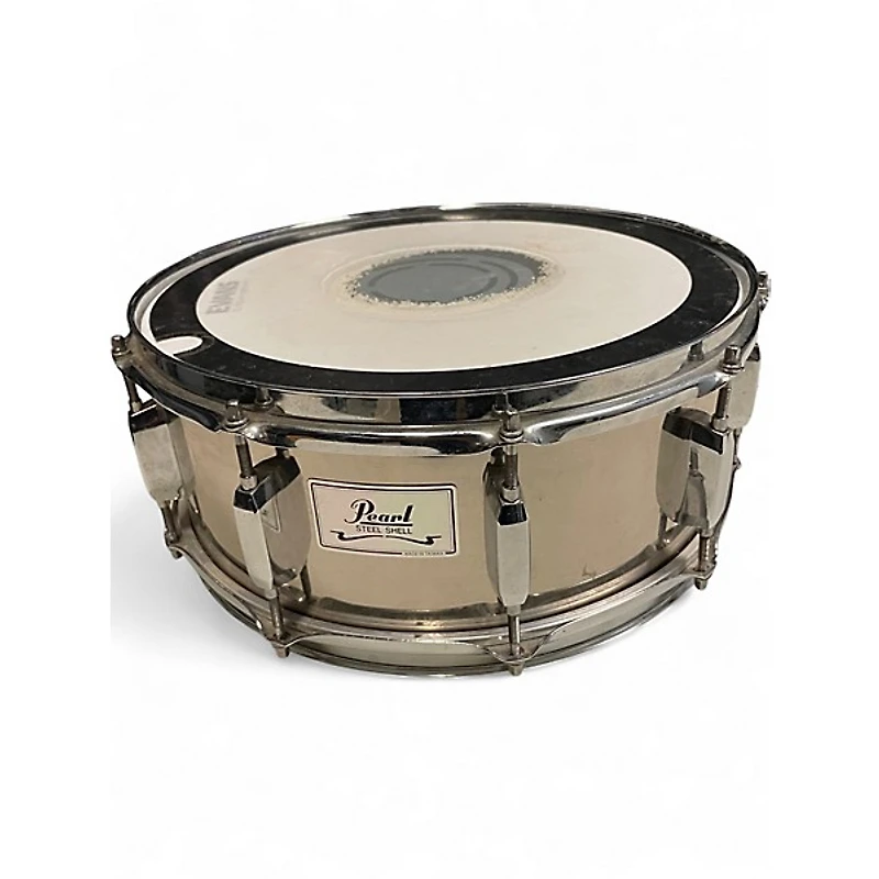 Used Pearl 14in STEEL SNARE STEEL Drum