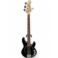 Used Sterling by Music Man Sub Series Stingray Black Electric Bass Guitar