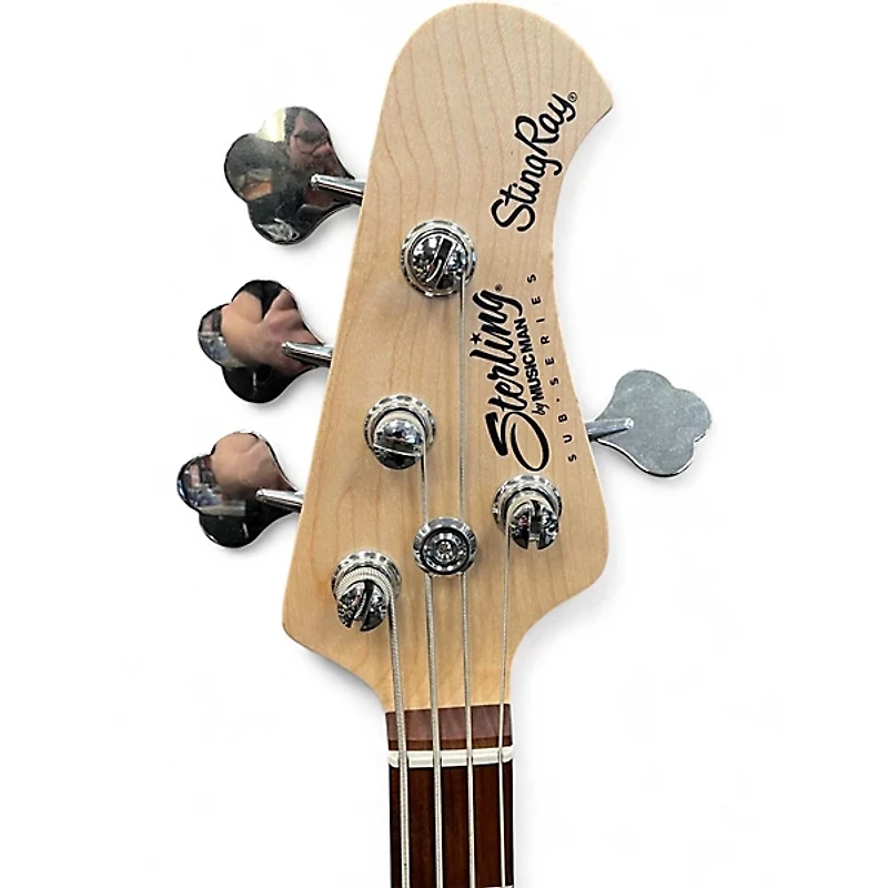 Used Sterling by Music Man Sub Series Stingray Black Electric Bass Guitar