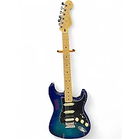 Used Fender Player Plus Stratocaster HSS Blue Burst Solid Body Electric Guitar