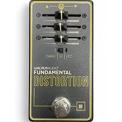 Used Walrus Audio FUNDAMENTAL DISTORTION Effect Pedal