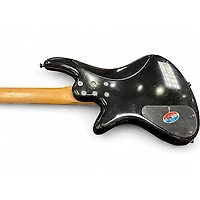 Used Schecter Guitar Research Stiletto Deluxe 4 String Black Electric Bass Guitar