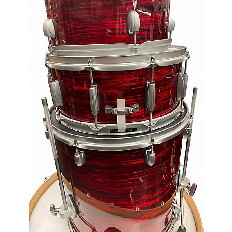 Used Gretsch Drums 4 Piece Catalina Club Rock Red Drum Kit