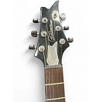 Used Silvertone Paul Stanley PSSN1 Black Solid Body Electric Guitar