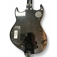 Used Silvertone Paul Stanley PSSN1 Black Solid Body Electric Guitar