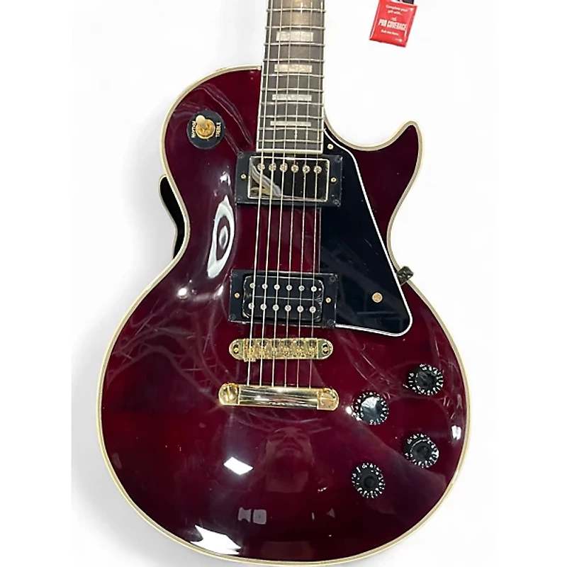 Used Epiphone Jerry Cantrell “Wino” Les Paul Custom Wine Red Solid Body Electric Guitar
