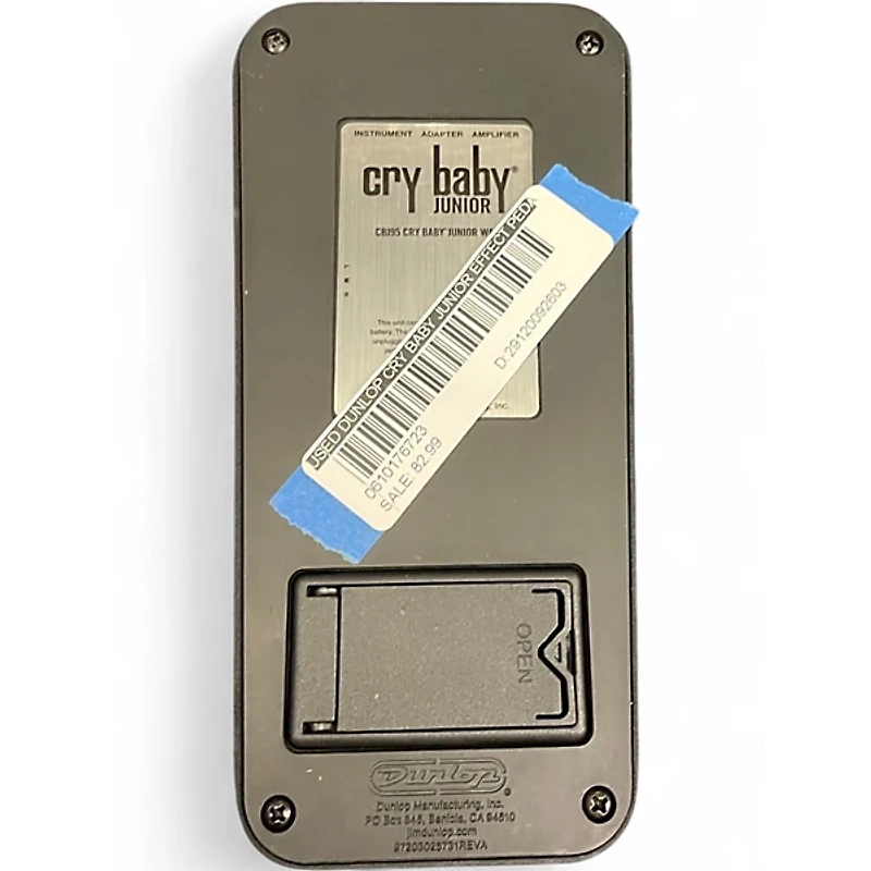 Used Dunlop CRY BABY JUNIOR Effect Pedal