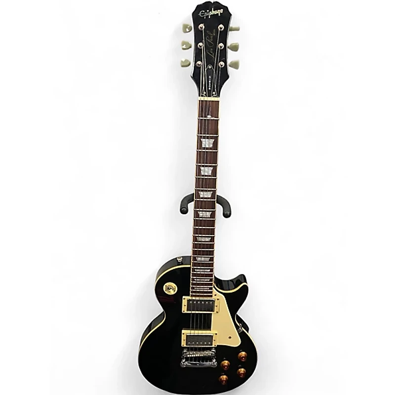 Used Epiphone Les Paul Classic Black Solid Body Electric Guitar