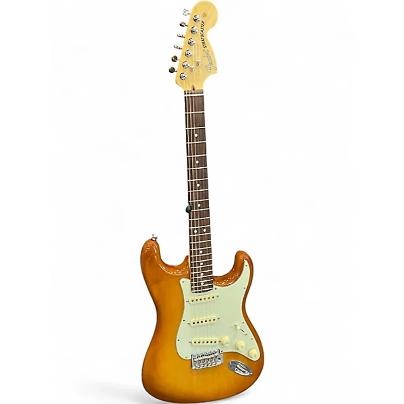 Used Fender American Performer Stratocaster SSS Honey Burst Solid Body Electric Guitar